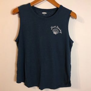 Old Navy Just Beachy Linen Blend Top size Medium